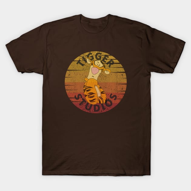 Tigger Themed Design T-Shirt by MCsab Creations